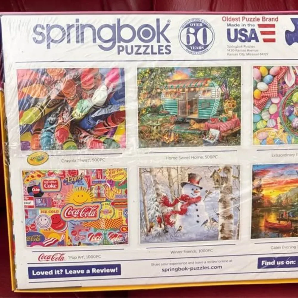 Springbok jigsaw puzzle   Water Lilies 500 pcs Piece New Nib Sealed